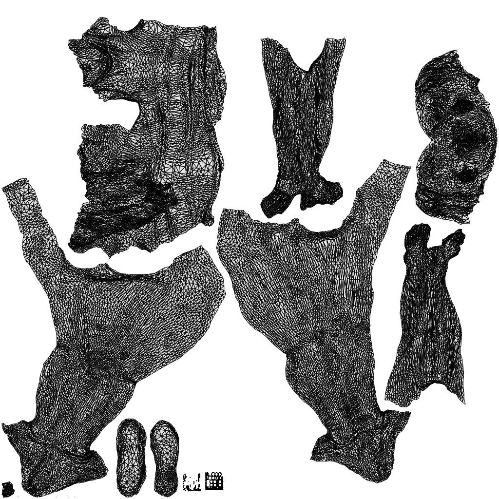 realistic 3D people woman sport cycling, render-ready for V-Ray and Corona, FBX OBJ, wireframe top-down view