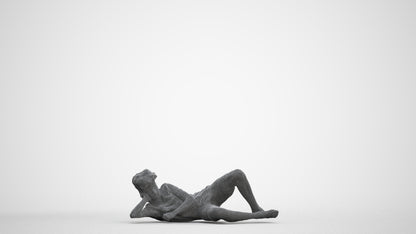 3D people model boy casual kids, scanned human for 3ds Max rendering, three-quarter front view render