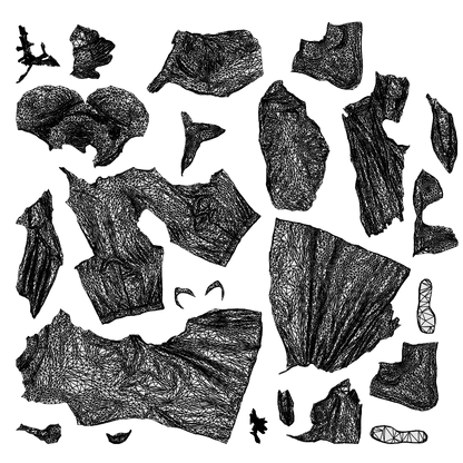 3D human model man casual standing, photogrammetry scanned person for archviz, wireframe top-down view