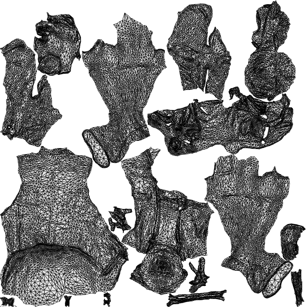 3D human model woman business sitting, photogrammetry scanned person for archviz, wireframe top-down view