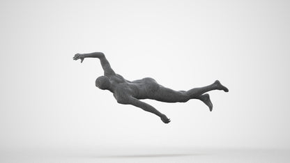 realistic 3D people man sport pool, render-ready for V-Ray and Corona, FBX OBJ, square thumbnail