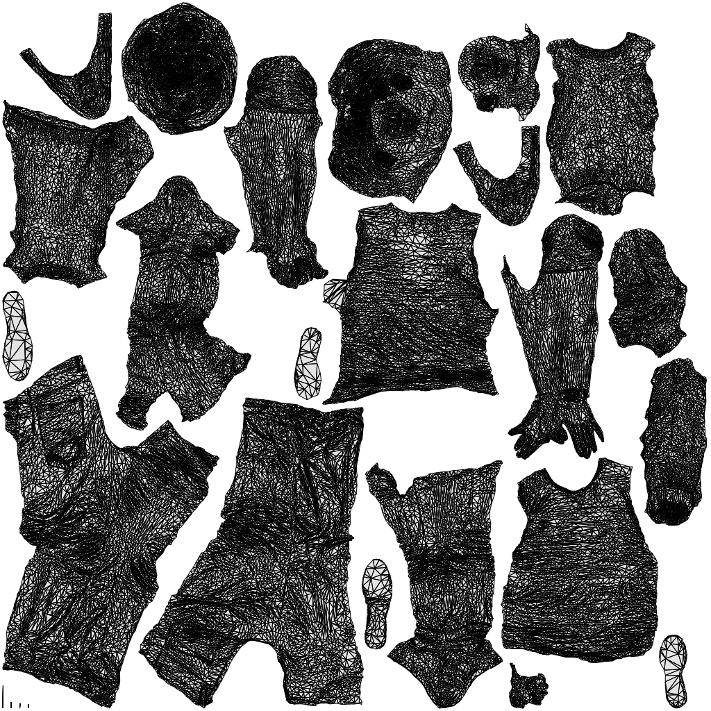 photogrammetry 3D girl casual walking, realistic human model archviz FBX, wireframe top-down view