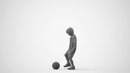 realistic 3D boy casual kids, scanned archviz people for Blender and 3ds Max, square thumbnail