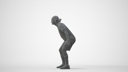 scanned 3D man sport, photogrammetry people for Enscape and V-Ray, square thumbnail