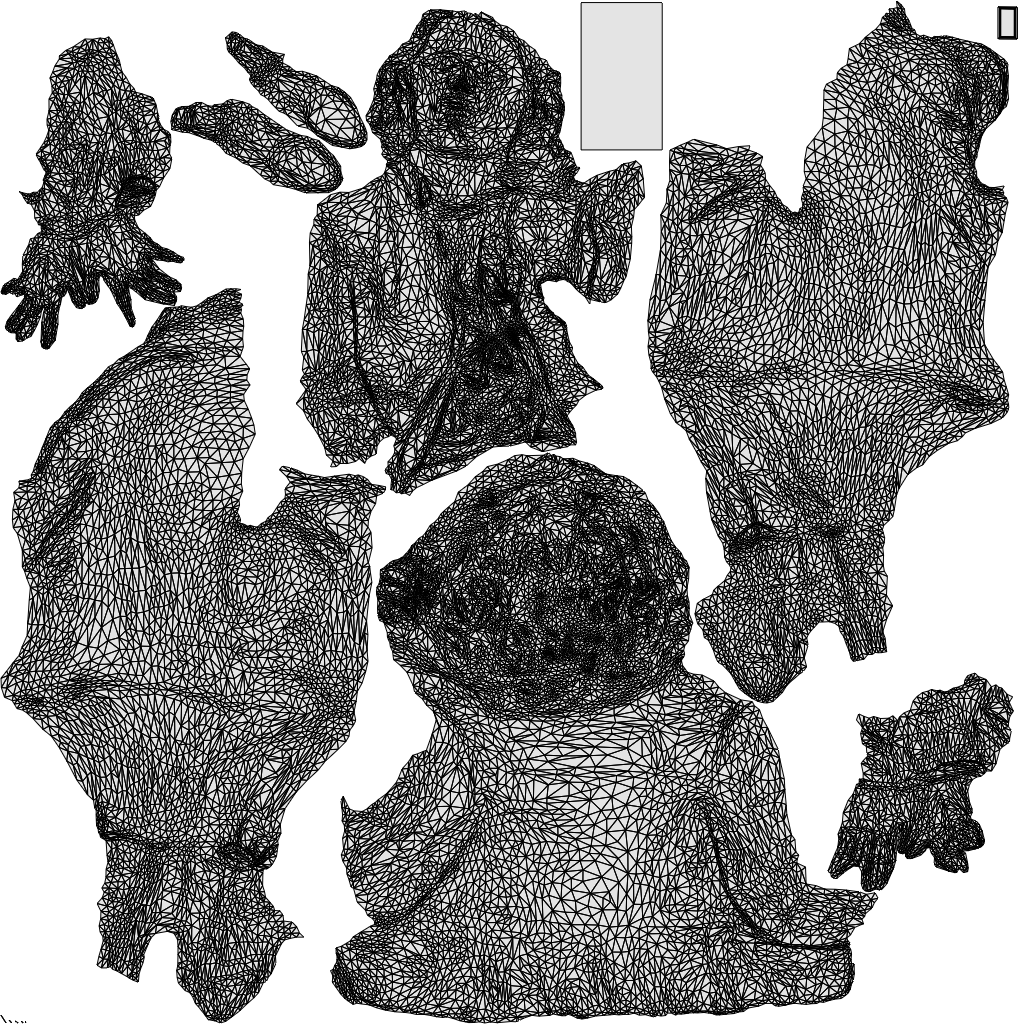3D human model woman business, photogrammetry scanned person for archviz, wireframe back view
