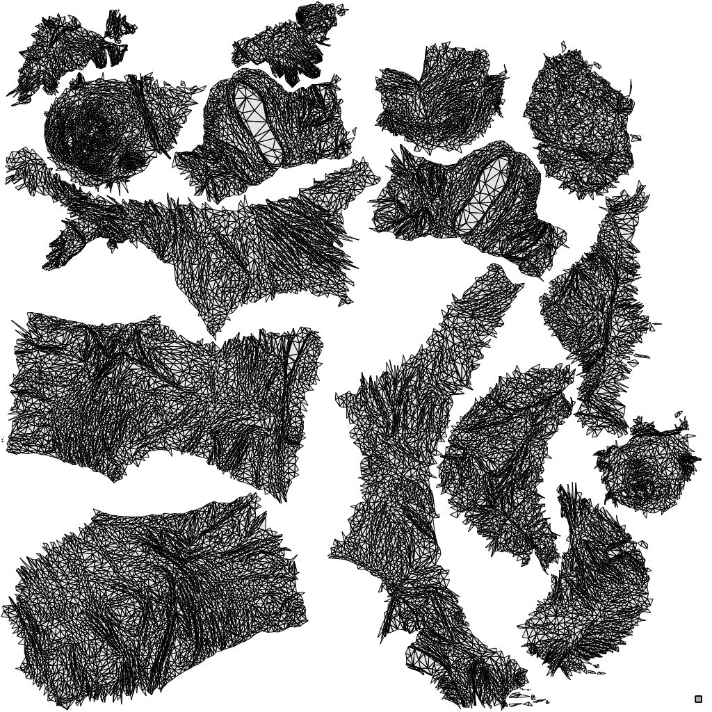 realistic 3D people man casual standing, render-ready for V-Ray and Corona, FBX OBJ, wireframe top-down view