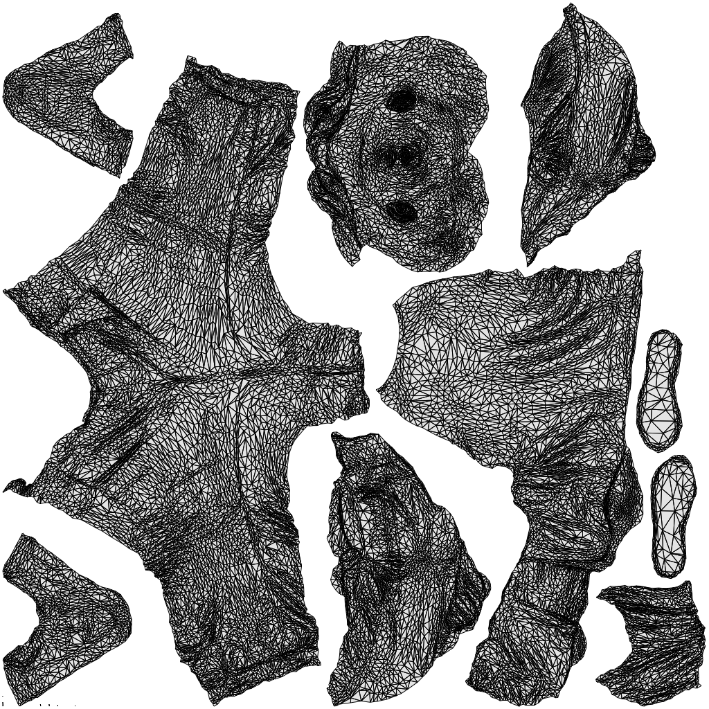 realistic 3D people boy casual kids, render-ready for V-Ray and Corona, FBX OBJ, wireframe top-down view