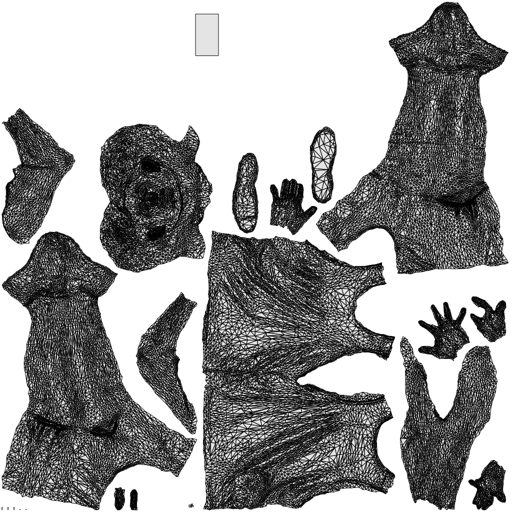 scanned 3D man sport, photogrammetry people for Enscape and V-Ray, wireframe top-down view