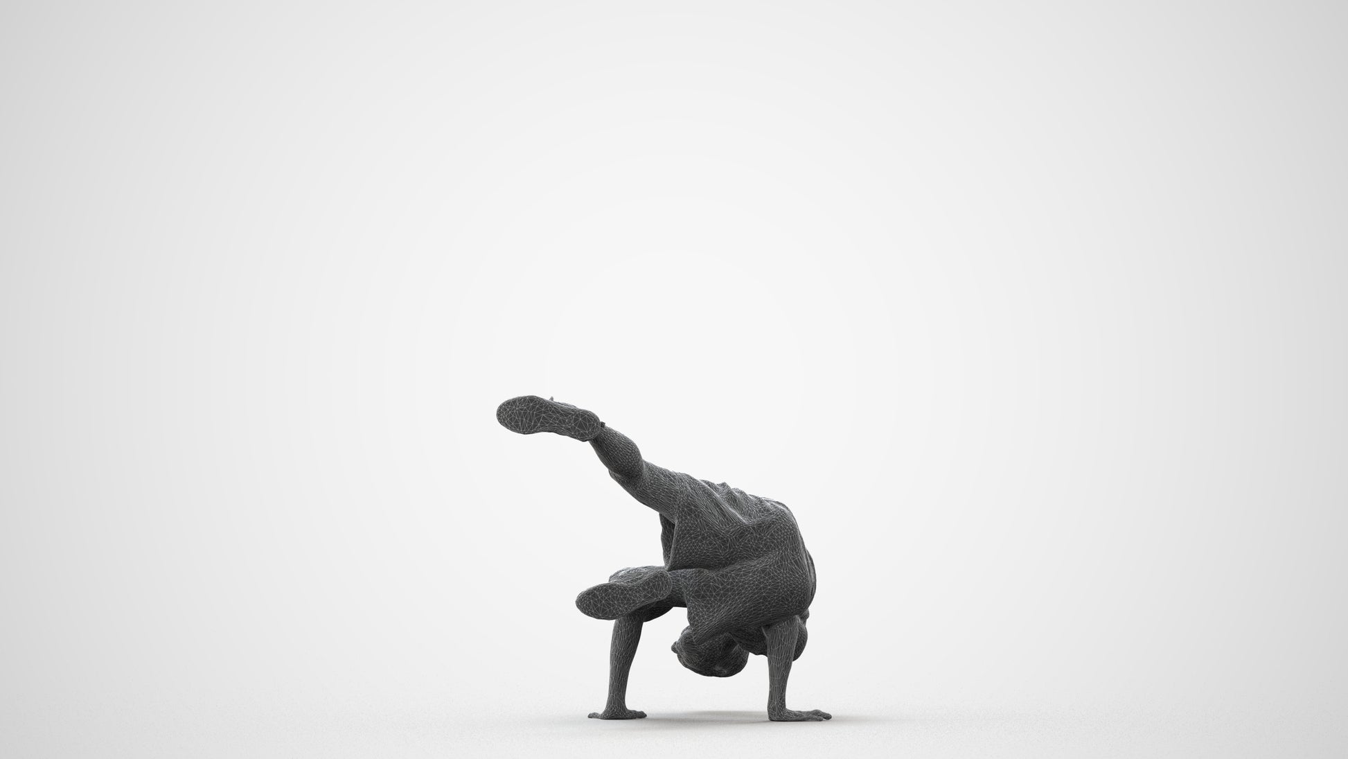 scanned 3D man sport, photogrammetry people for Enscape and V-Ray, square thumbnail