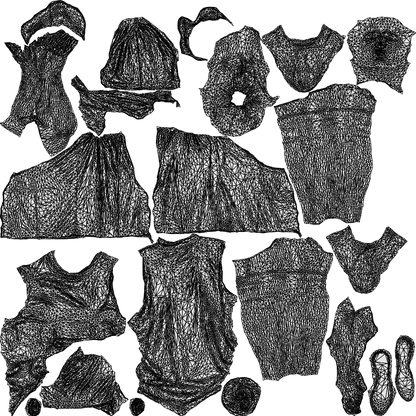 realistic 3D people girl sport, render-ready for V-Ray and Corona, FBX OBJ, wireframe top-down view