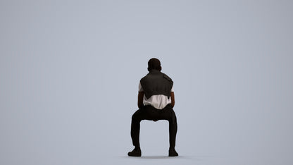 realistic 3D people boy kids, render-ready for V-Ray and Corona, FBX OBJ, front view render
