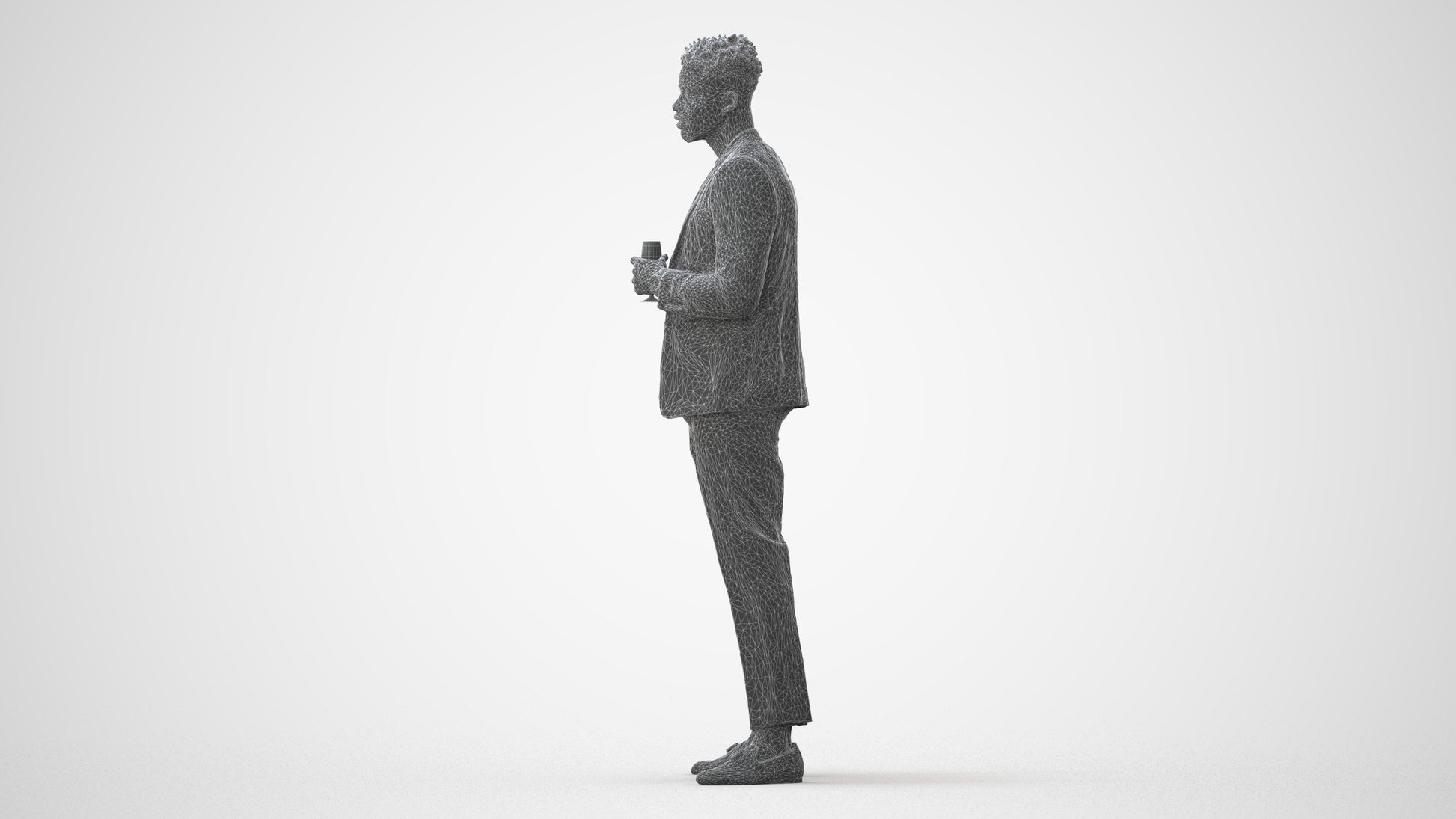 realistic 3D people man formal formalaffairs, render-ready for V-Ray and Corona, FBX OBJ, square thumbnail