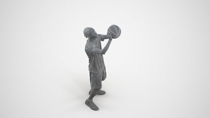 scanned 3D boy sport, photogrammetry people for Enscape and V-Ray, wireframe three-quarter view