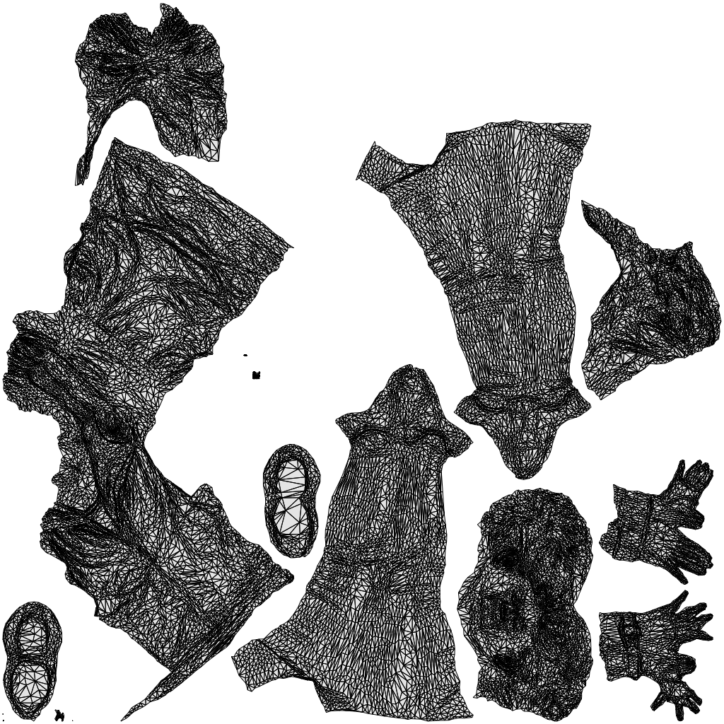 realistic 3D people woman sport, render-ready for V-Ray and Corona, FBX OBJ, wireframe top-down view