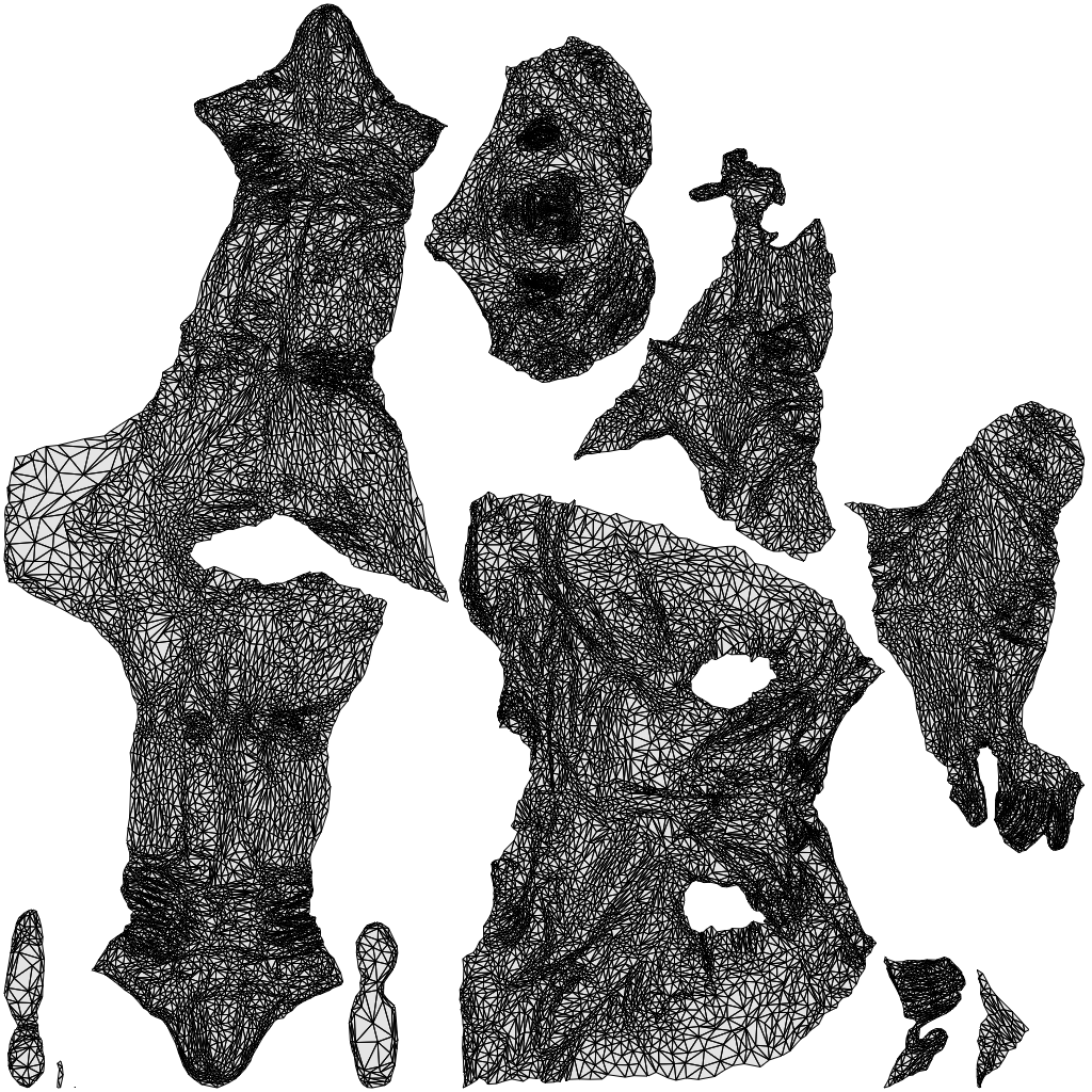 3D human model man casual sitting, photogrammetry scanned person for archviz, wireframe top-down view
