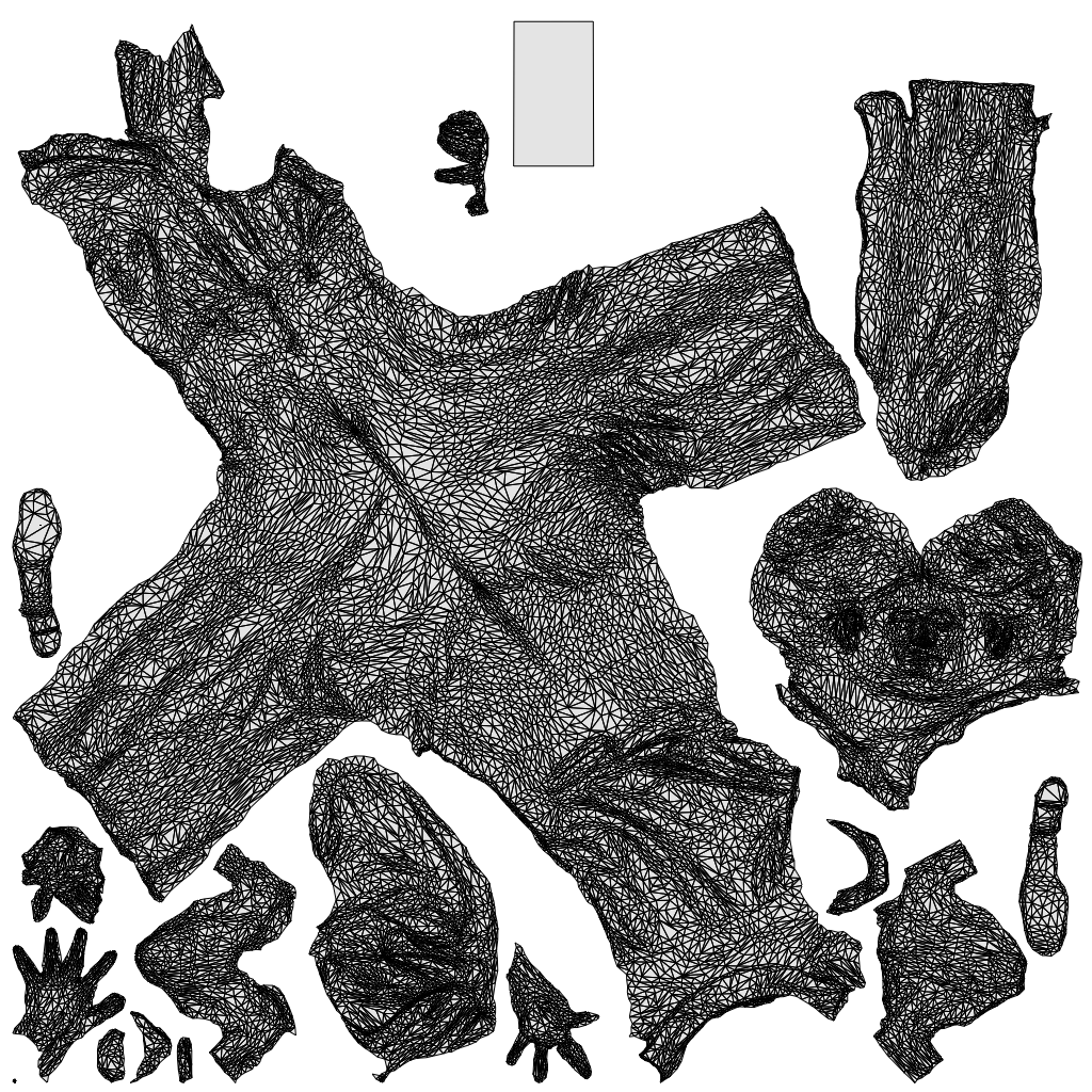 scanned 3D woman business walking, photogrammetry people for Enscape and V-Ray, wireframe top-down view