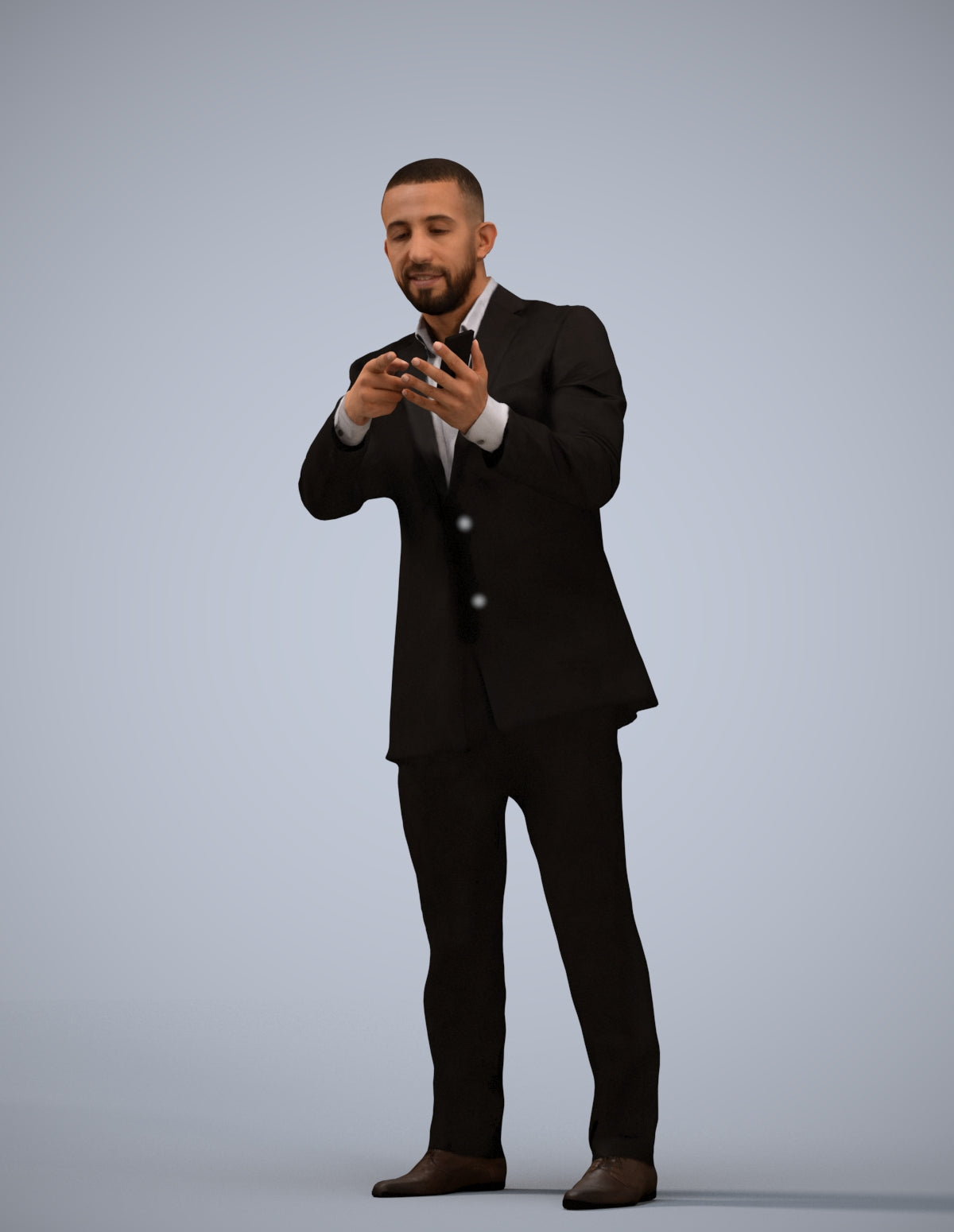 photogrammetry 3D man business, realistic human model archviz FBX