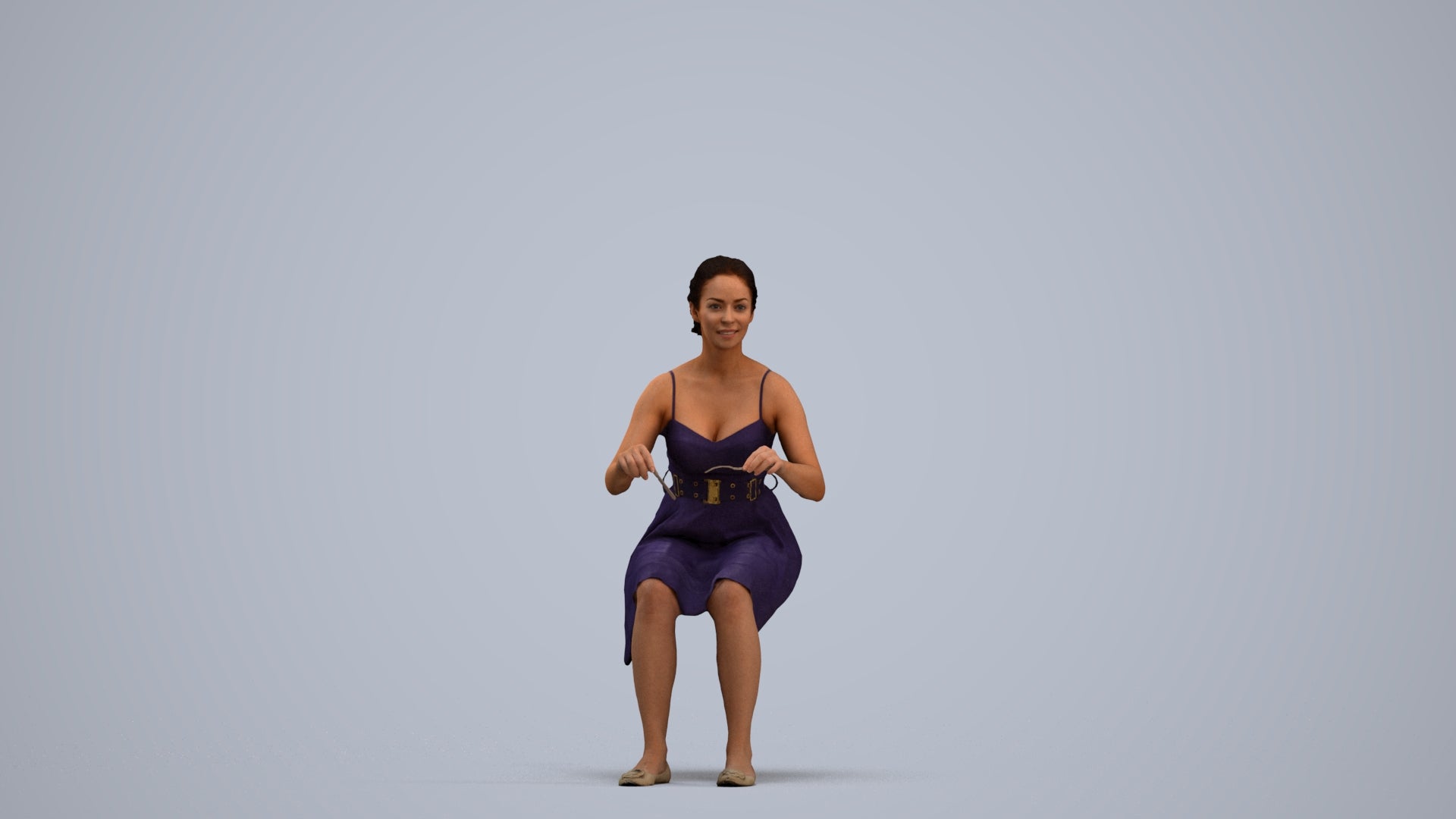 realistic 3D human woman formal formalaffairs, archviz people FBX OBJ for Blender, standing pose render