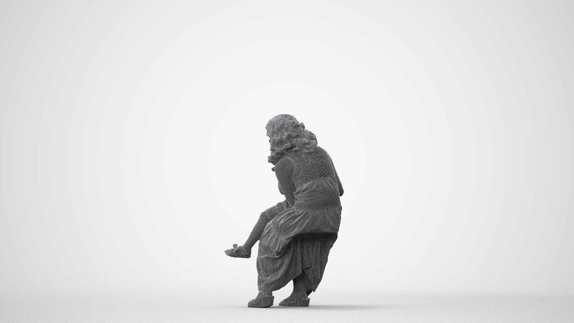 photogrammetry 3D boy casual kids, realistic human model archviz FBX, square thumbnail