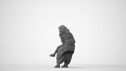 photogrammetry 3D boy casual kids, realistic human model archviz FBX, square thumbnail