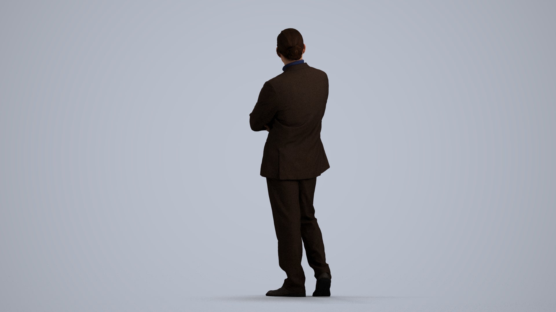 realistic 3D people man business, render-ready for V-Ray and Corona, FBX OBJ, front view render