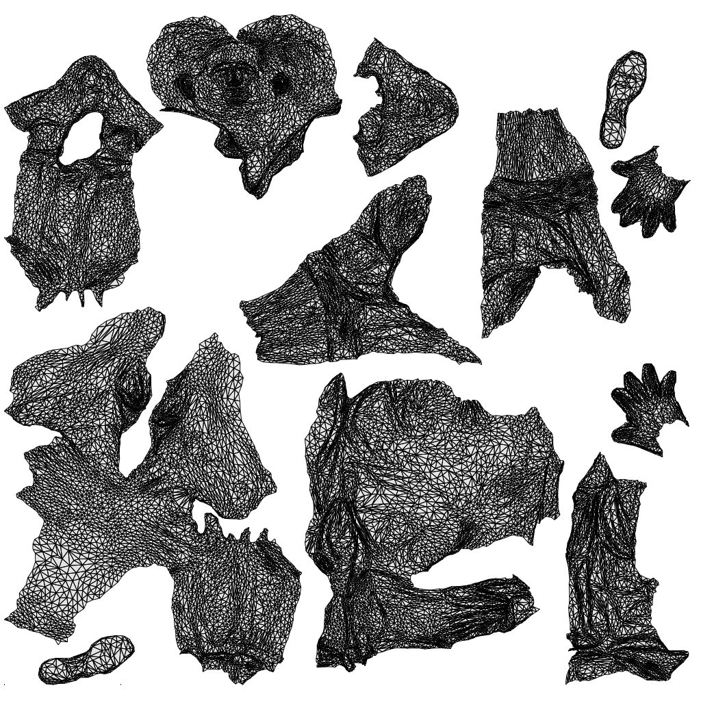 scanned 3D man casual sitting, photogrammetry people for Enscape and V-Ray, wireframe top-down view