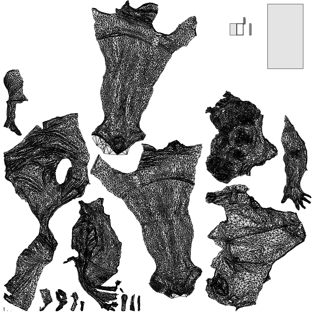 scanned 3D woman casual walking, photogrammetry people for Enscape and V-Ray, wireframe top-down view