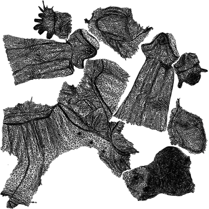 scanned 3D woman business standing, photogrammetry people for Enscape and V-Ray, wireframe top-down view