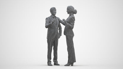 realistic 3D man business shopping, scanned archviz people for Blender and 3ds Max, three-quarter front view render