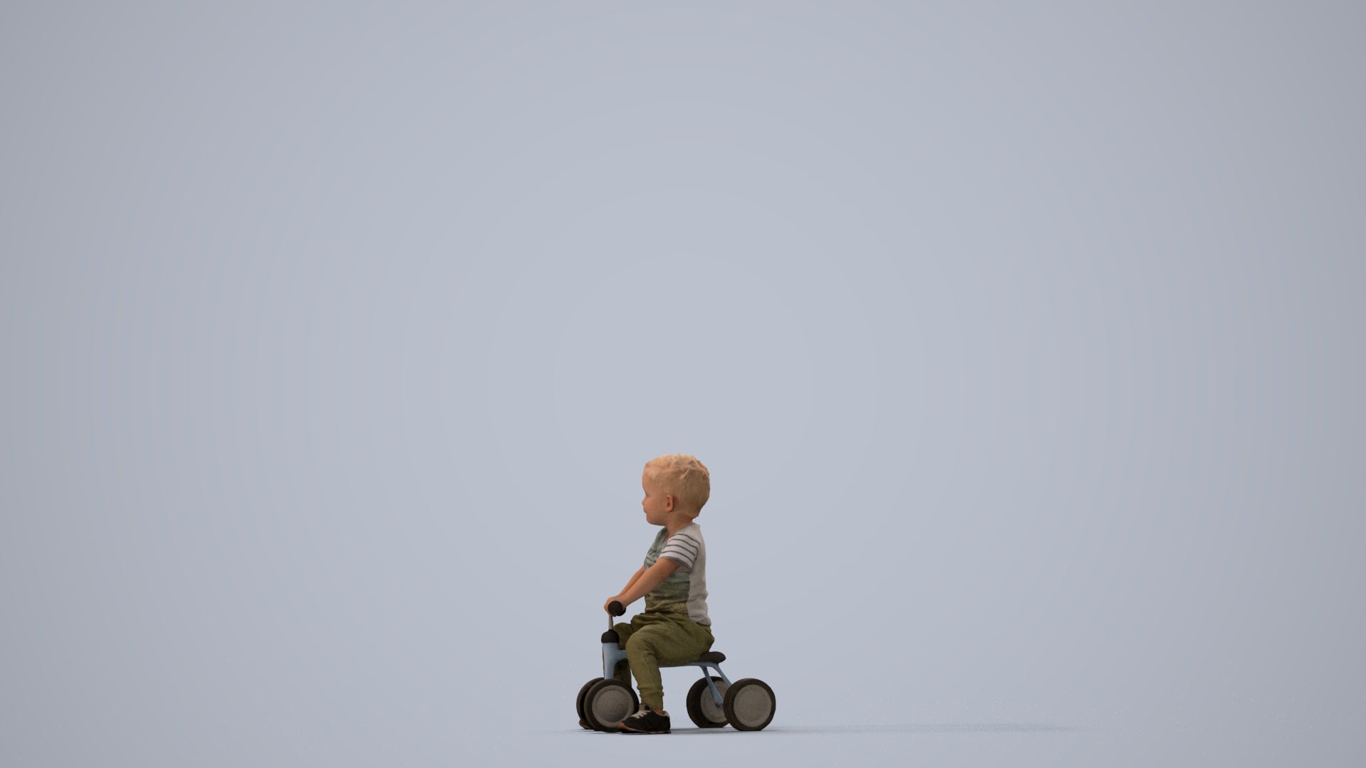 realistic 3D people boy casual kids, render-ready for V-Ray and Corona, FBX OBJ, three-quarter view render