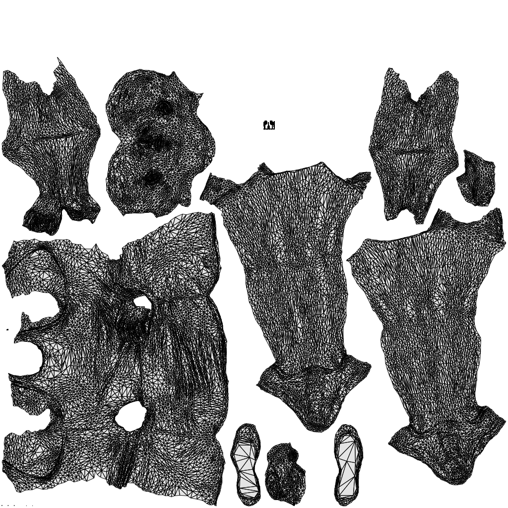 realistic 3D girl sport, scanned archviz people for Blender and 3ds Max, wireframe top-down view