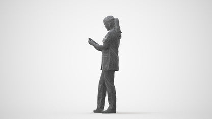 realistic 3D people woman medical, render-ready for V-Ray and Corona, FBX OBJ, square thumbnail