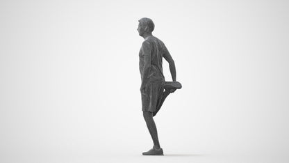 realistic 3D people man standing, render-ready for V-Ray and Corona, FBX OBJ, square thumbnail