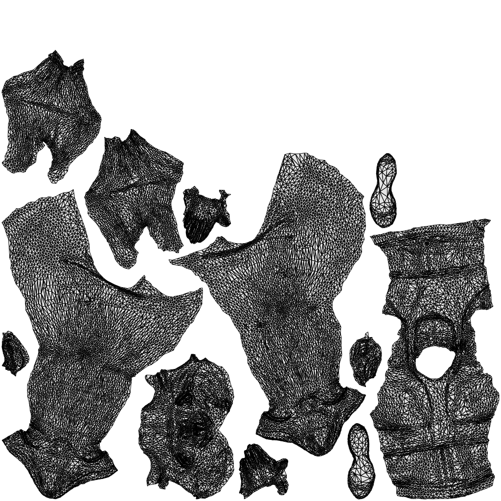 realistic 3D people woman sport, render-ready for V-Ray and Corona, FBX OBJ, wireframe top-down view