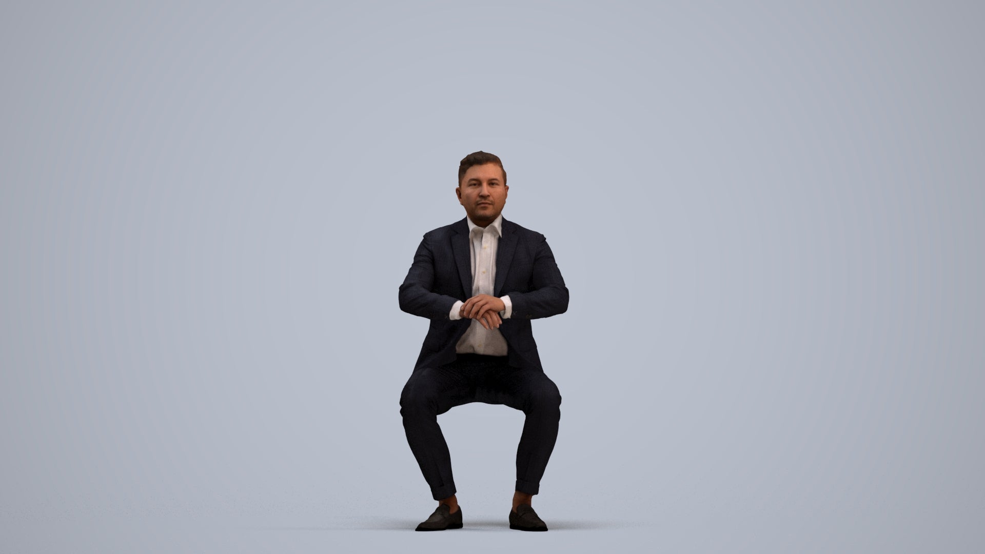photogrammetry 3D man business, realistic human model archviz FBX, standing pose render