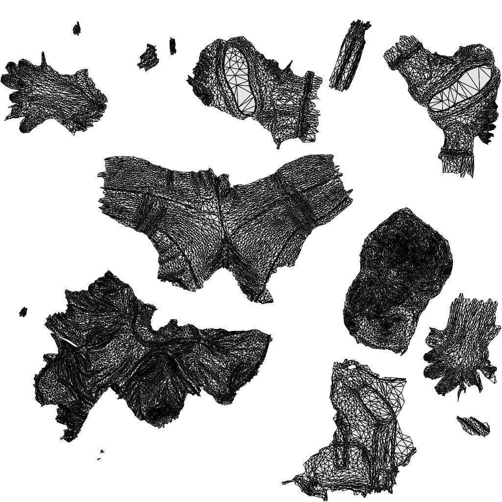 scanned 3D woman casual walking, photogrammetry people for Enscape and V-Ray, wireframe top-down view