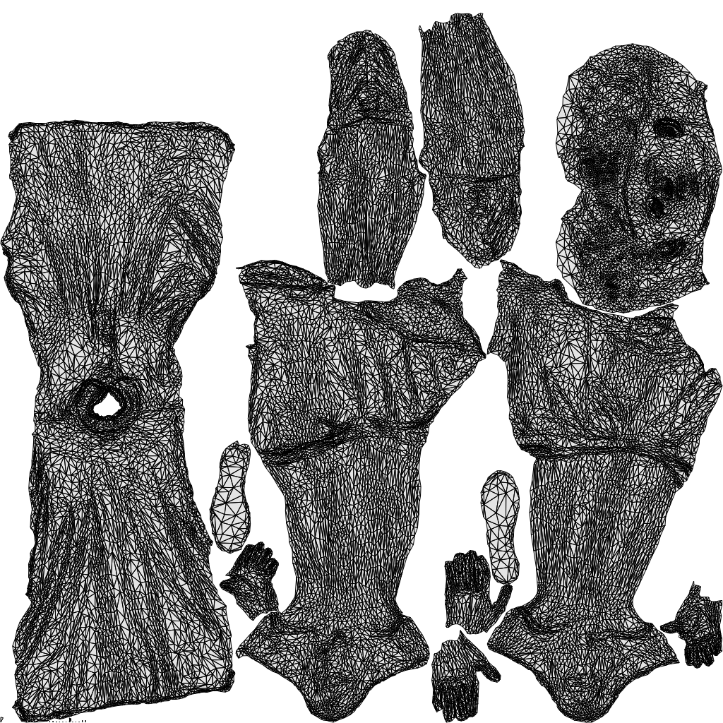 realistic 3D people boy casual kids, render-ready for V-Ray and Corona, FBX OBJ, wireframe top-down view
