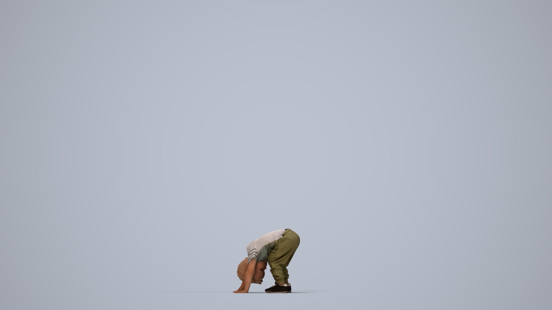 3D scanned boy kids casual, photorealistic archviz people for Enscape and SketchUp, top-down view render