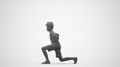 3D people model boy casual kids, scanned human for 3ds Max rendering, square thumbnail