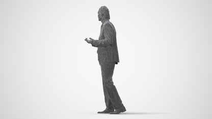 realistic 3D people man business, render-ready for V-Ray and Corona, FBX OBJ, square thumbnail