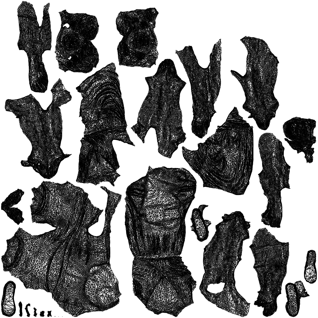 3D people model woman casual couple, scanned human for 3ds Max rendering, wireframe top-down view