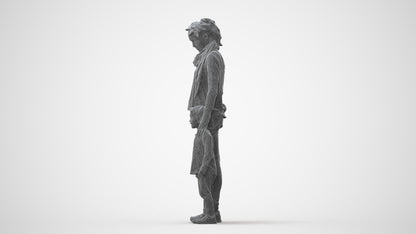 realistic 3D people girl casual kids, render-ready for V-Ray and Corona, FBX OBJ, square thumbnail