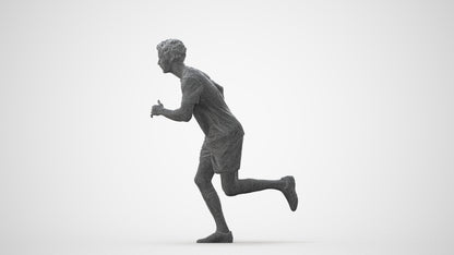 3D people model man sport, scanned human for 3ds Max rendering, square thumbnail