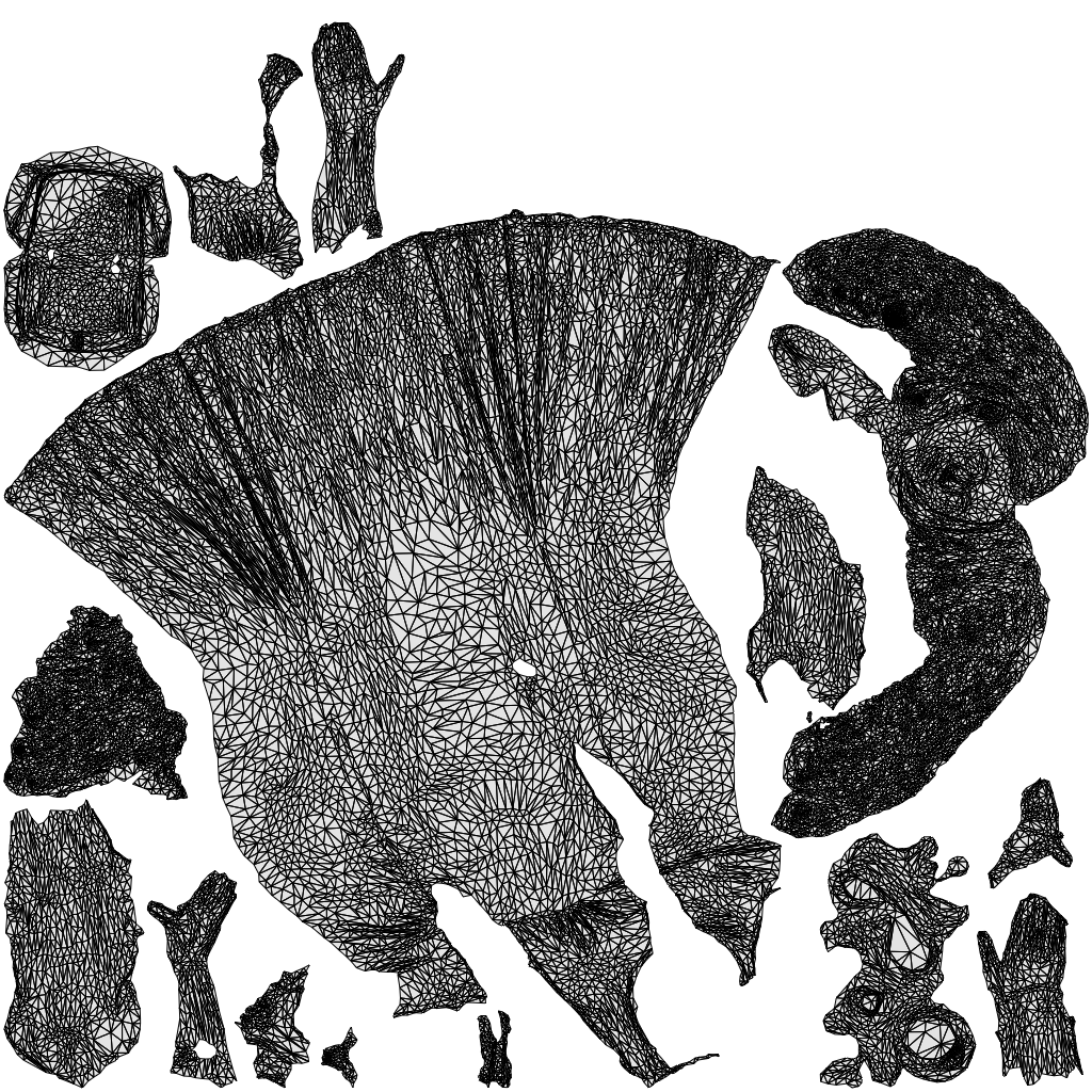 scanned 3D woman formal formalaffairs, photogrammetry people for Enscape and V-Ray, wireframe top-down view