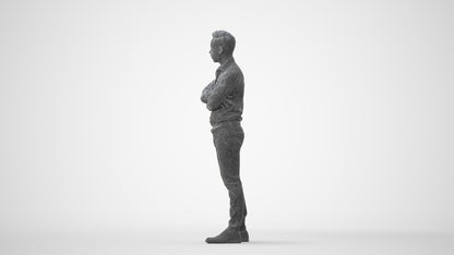 realistic 3D people man business, render-ready for V-Ray and Corona, FBX OBJ, square thumbnail