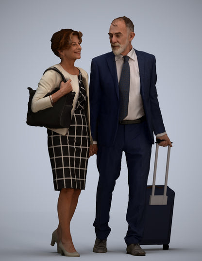 realistic 3D people man casual shopping, render-ready for V-Ray and Corona, FBX OBJ