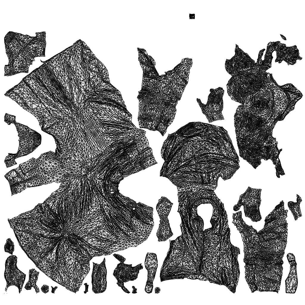 3D scanned woman cycling casual, photorealistic archviz people for Enscape and SketchUp, wireframe top-down view