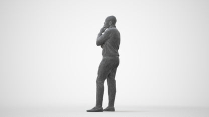 3D people model man business, scanned human for 3ds Max rendering, square thumbnail