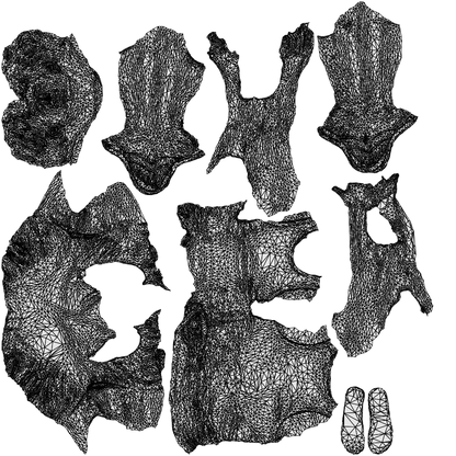 scanned 3D man casual sitting, photogrammetry people for Enscape and V-Ray, wireframe top-down view