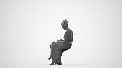 3D people model woman formal formalaffairs, scanned human for 3ds Max rendering, square thumbnail